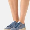 Women's Anna Field Lace Up Low Shoes Blue | JOFGSZT-41