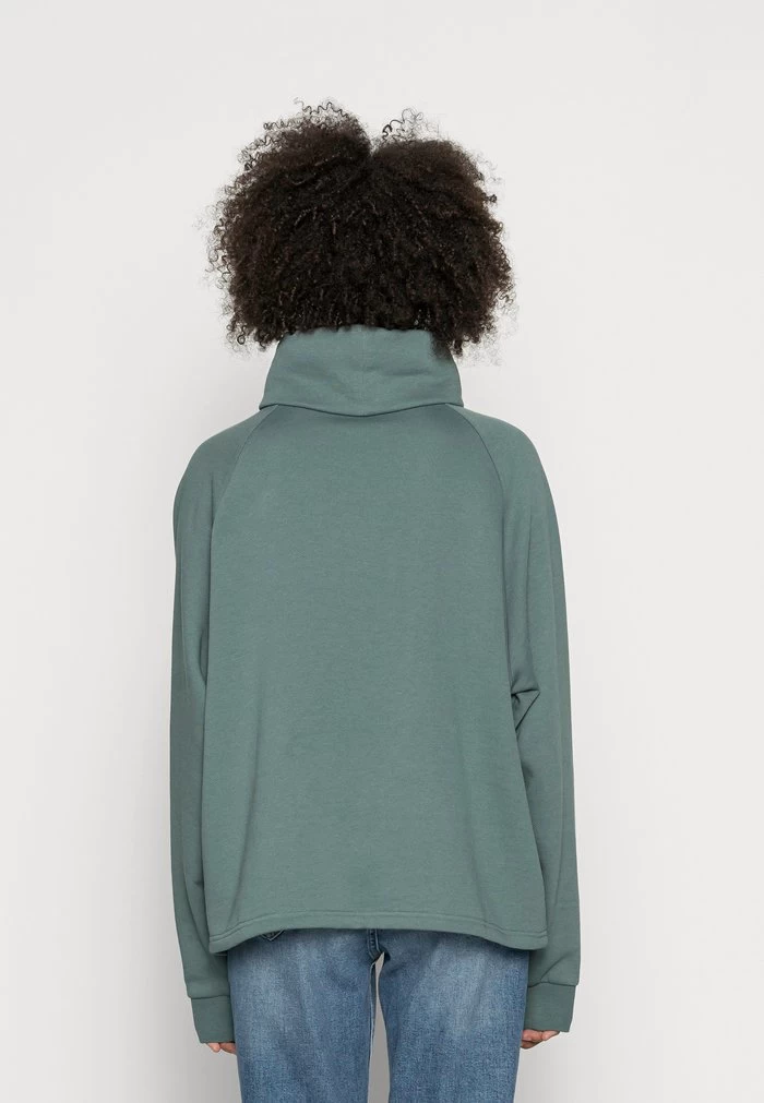 Women's Anna Field Loose Roll Neck Sweatshirts Green | GPUSJRH-24 - Image 3