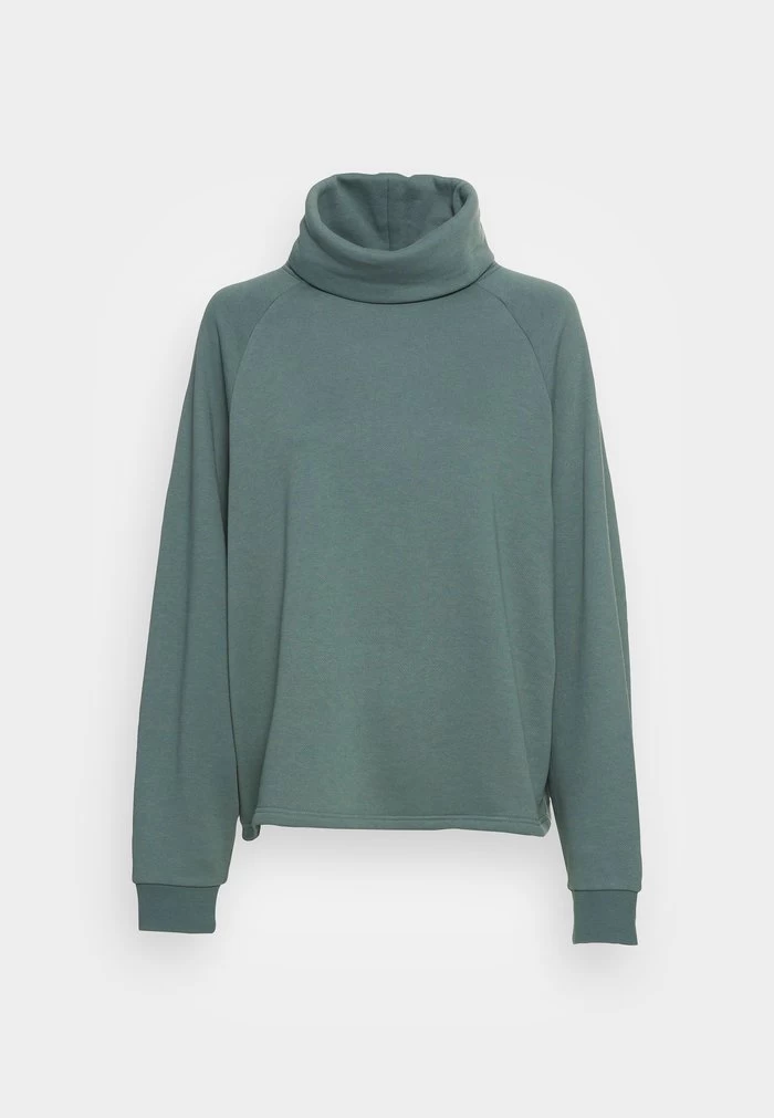 Women's Anna Field Loose Roll Neck Sweatshirts Green | GPUSJRH-24 - Image 4