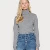 Women's Anna Field MERINO WOOL TURTLENECK Jumpers Grey | VKJCDUG-09