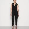 Women's Anna Field OCCASION V NECK Jumpsuit Black | AOZIKQJ-21