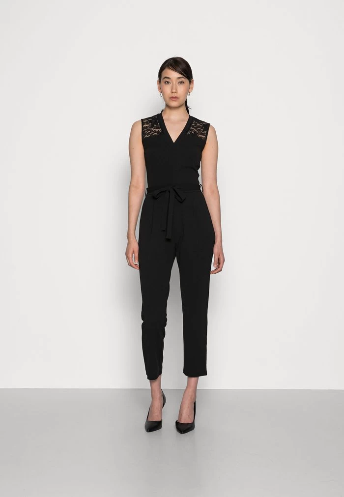 Women's Anna Field OCCASION V NECK Jumpsuit Black | AOZIKQJ-21