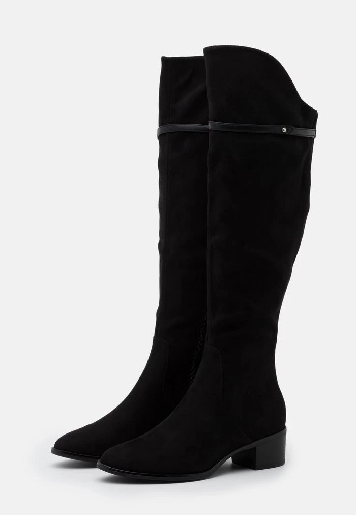 Women's Anna Field Over The Knee Boots Black | BGPVSLR-26 - Image 3