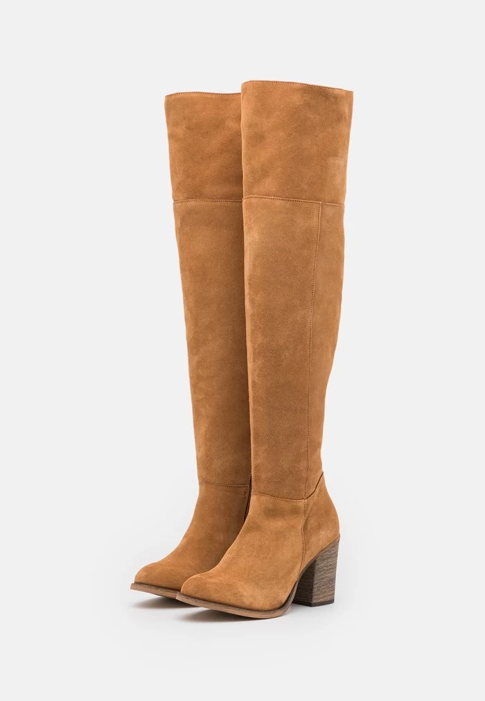 Women's Anna Field Over The Knee Boots Brown | CIBAERS-14 - Image 3