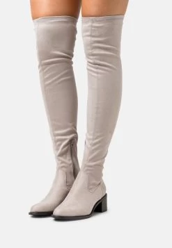 Women's Anna Field Over The Knee Boots Light Grey | WOFYTZB-52