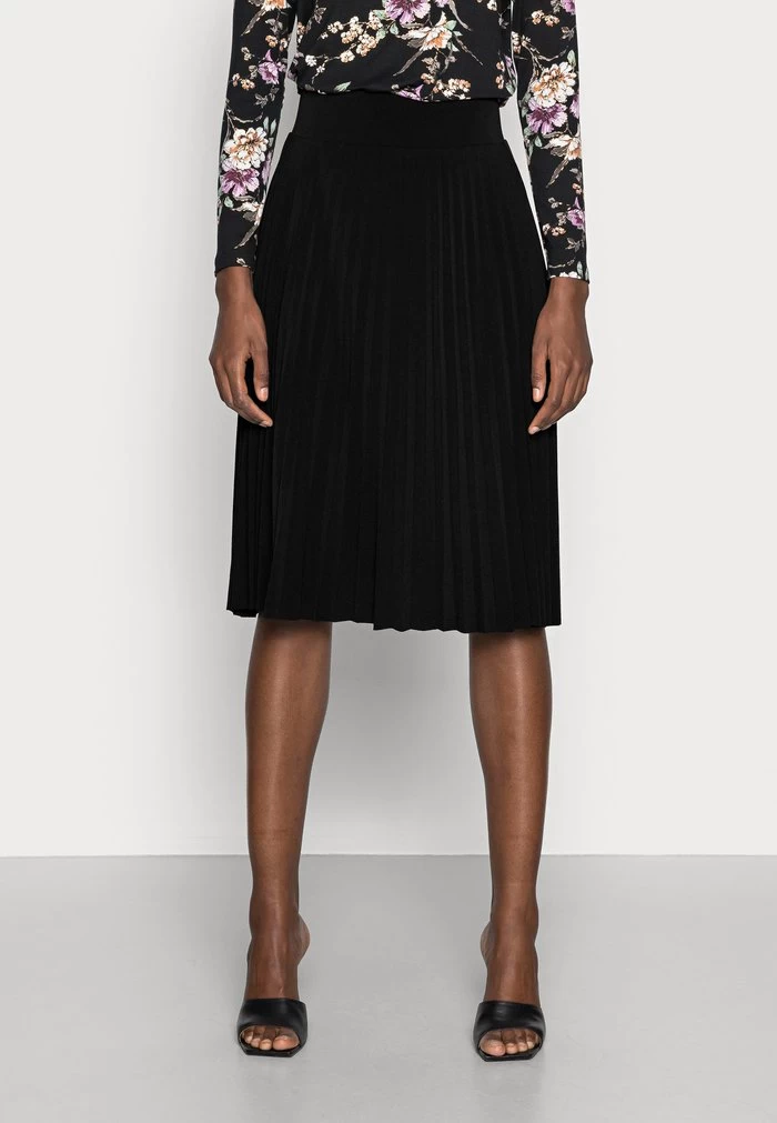 Women's Anna Field Plisse A Line Mini A Line Skirts Black | EIOMWKL-52