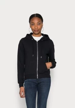 Women's Anna Field SLIM FIT SWEAT Zip Jackets Black | KSMHZAI-15