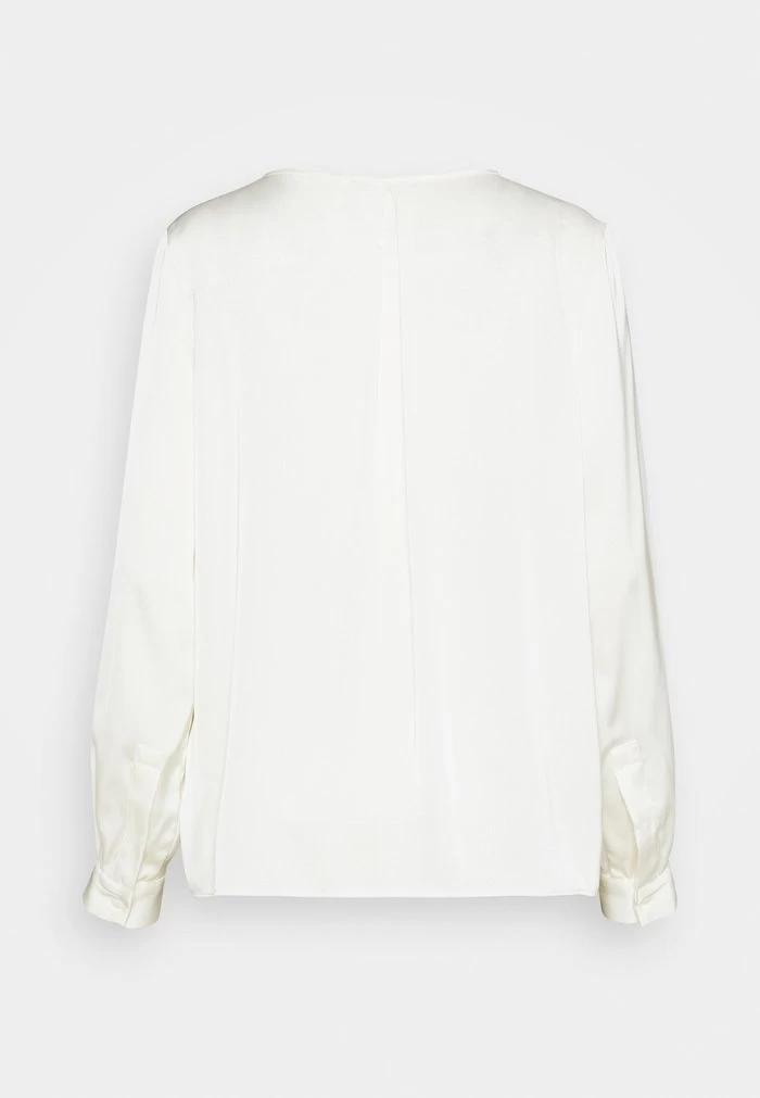 Women's Anna Field Satin V Neck Blouse White | PLCWNVY-64 - Image 2