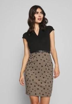 Women's Anna Field Shift Dress Beige | MPQOFYJ-32