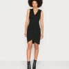 Women's Anna Field Shift Dress Black | AYMTDNP-10