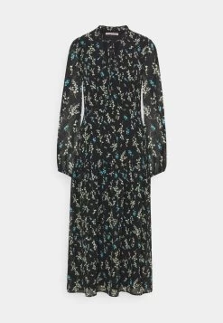 Women's Anna Field VOLANT MAXI PRINTED Day Dress Black | IYEJFDG-91