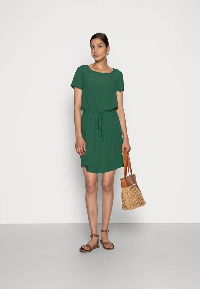 Women's Anna Field WOVEN BASIC TUNNEL Day Dress Green | AJVYUBI-23 - Image 2