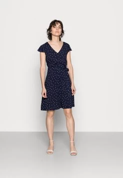 Women's Anna Field WOVEN VOLANT Day Dress Blue | WYIANRJ-21