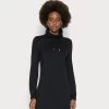 Women's Anna Field Wide Roll Neck Sweat Mini Day Dress Black | BIEPFMK-96