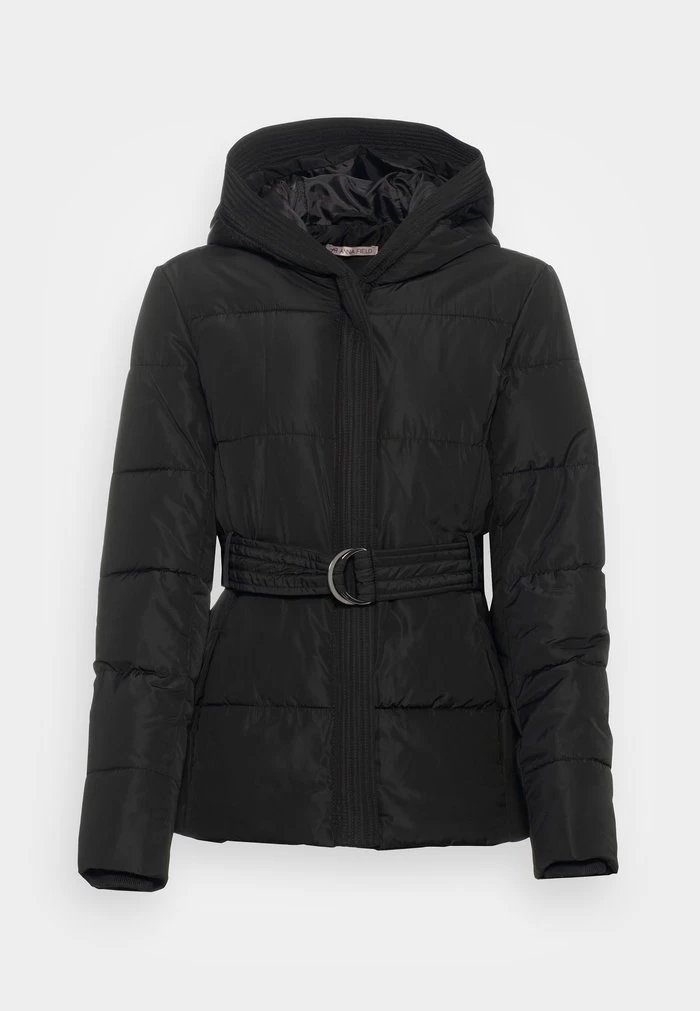 Women's Anna Field Zip UP Jackets Black | OEXBIYF-87 - Image 4